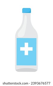 medicine bottle design vector isolated