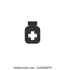 Medicine bottle icon