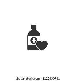 Medicine bottle icon
