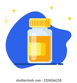Medicine bottle. Medicine bottle icon