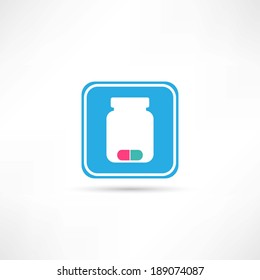 medicine bottle icon
