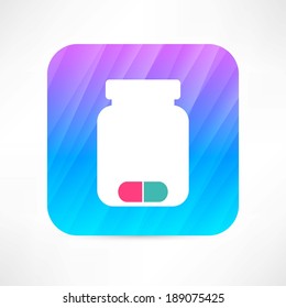 medicine bottle icon