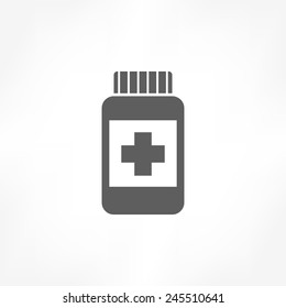 medicine bottle icon