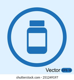 medicine bottle icon