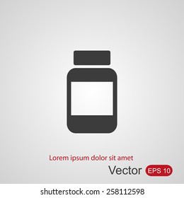 Medicine bottle icon