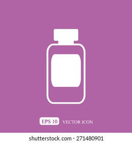 Medicine bottle icon