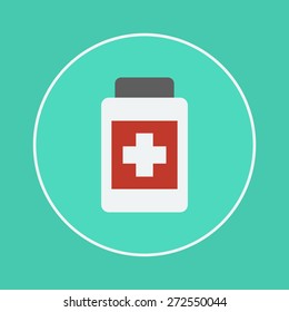 medicine bottle icon