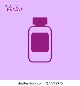 Medicine bottle icon
