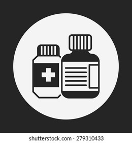 medicine bottle icon