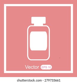 Medicine bottle icon
