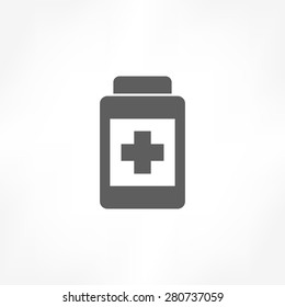 medicine bottle icon