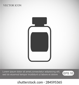 Medicine bottle icon