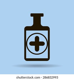 Medicine bottle icon