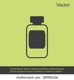 Medicine bottle icon 