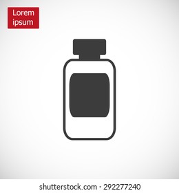 Medicine bottle icon

