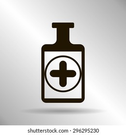 Medicine bottle icon