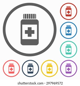 medicine bottle icon