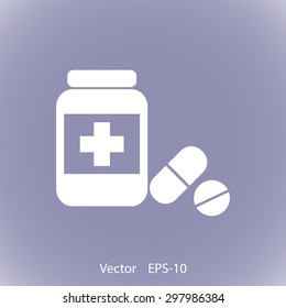 Medicine bottle icon
