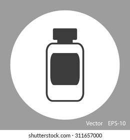 Medicine bottle icon