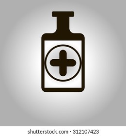 Medicine bottle icon