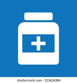 Medicine bottle icon