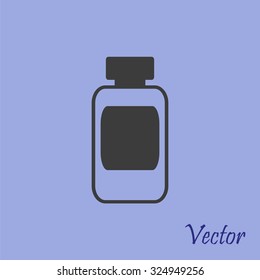 Medicine bottle icon