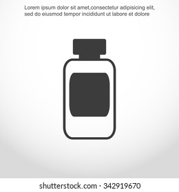 Medicine bottle icon