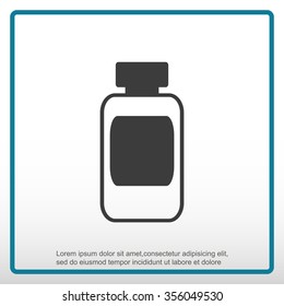 Medicine bottle icon