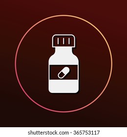 medicine bottle icon