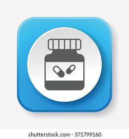 medicine bottle icon