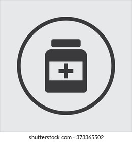 medicine bottle icon