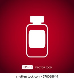 Medicine bottle icon