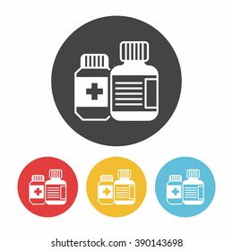 medicine bottle icon