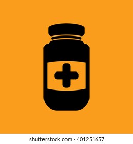 medicine bottle icon