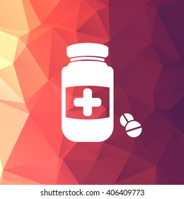 medicine bottle icon