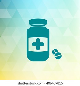 medicine bottle icon