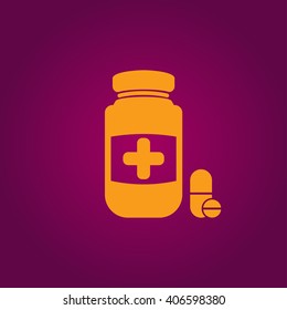 medicine bottle icon