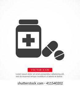 Medicine bottle icon
