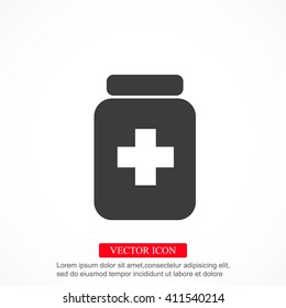 Medicine bottle icon
