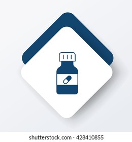 medicine bottle icon