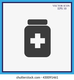Medicine bottle icon
