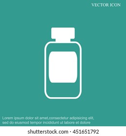 Medicine bottle icon
