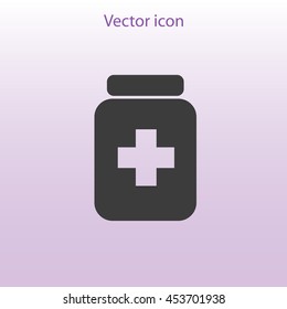 Medicine bottle icon
