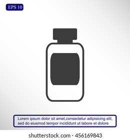 Medicine bottle icon