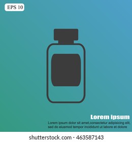 Medicine bottle icon