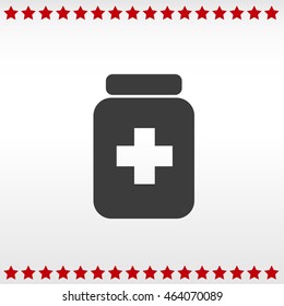 Medicine bottle icon
