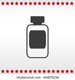 Medicine bottle icon
