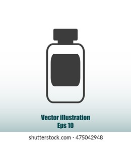 Medicine bottle icon