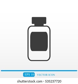 Medicine bottle icon