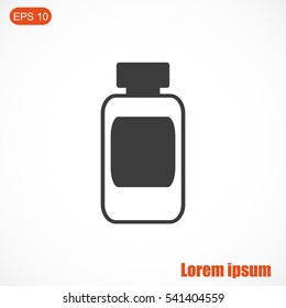Medicine bottle icon
